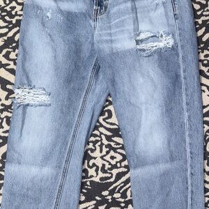 OLD NAVY Women's Distressed Blue Jeans